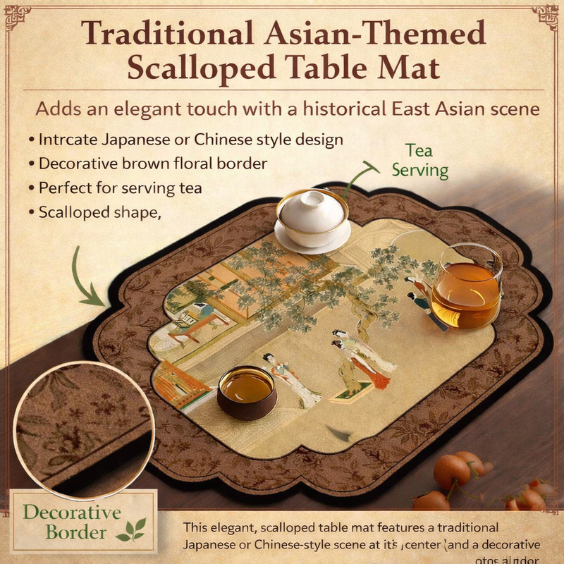Traditional Style Decor Mat
