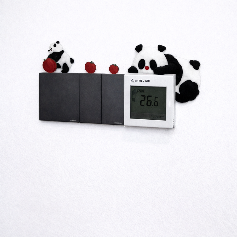 Panda Acrylic Switch Sticker