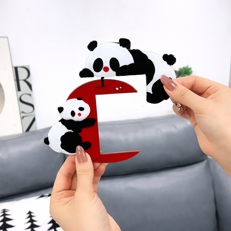 Panda Acrylic Switch Sticker