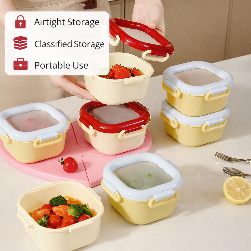 Flexible Lid Food Containers – Leak-Proof Design