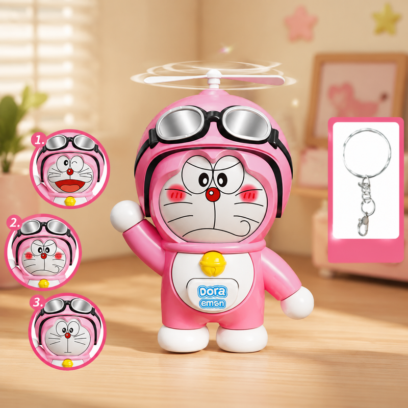 Doraemon Rotating Keychain