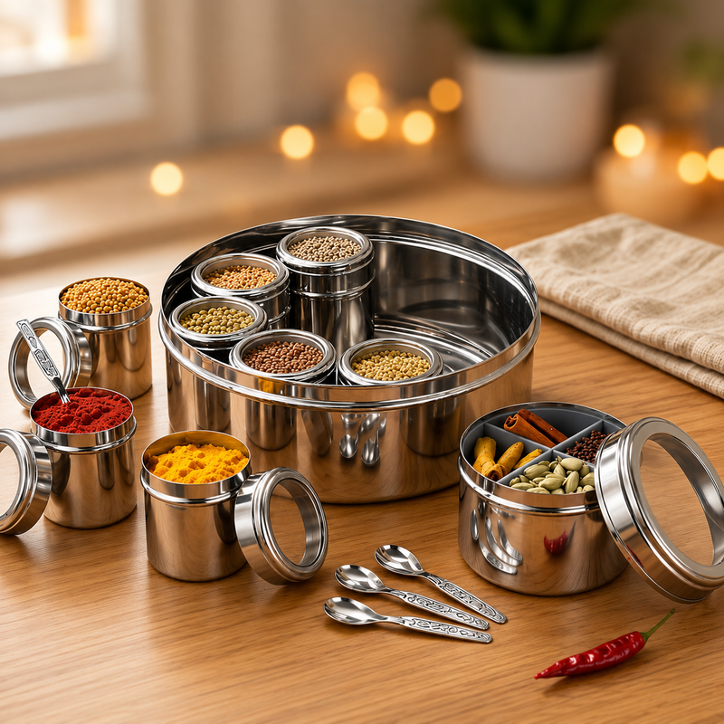 12 in 1 Stainless steel Spices box