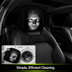 Creepy Face Headrest Covers