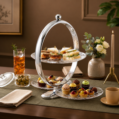 3 Layer Crystal Serving Stand