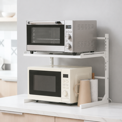 Adjustable Microwave Storage Rack