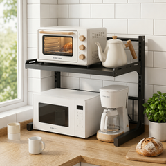 Adjustable Microwave Storage Rack