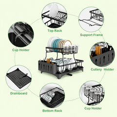 Multi-Layer Dish Drainer