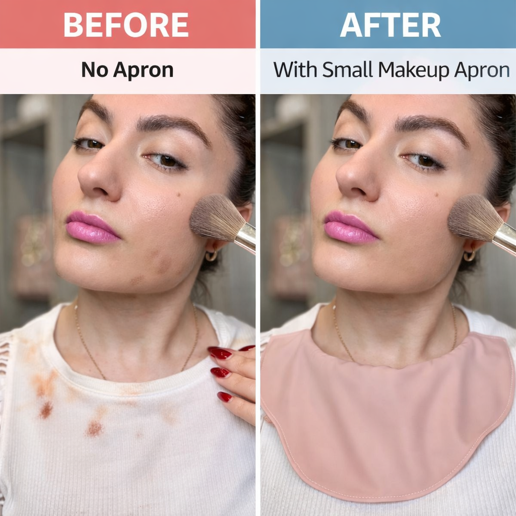 Makeup Collar Protector – Flexible Fit for Most Necklines
