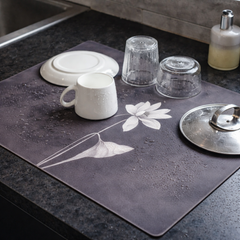 Floral Waterproof Counter Mat