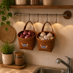 Woven Hanging Storage Basket
