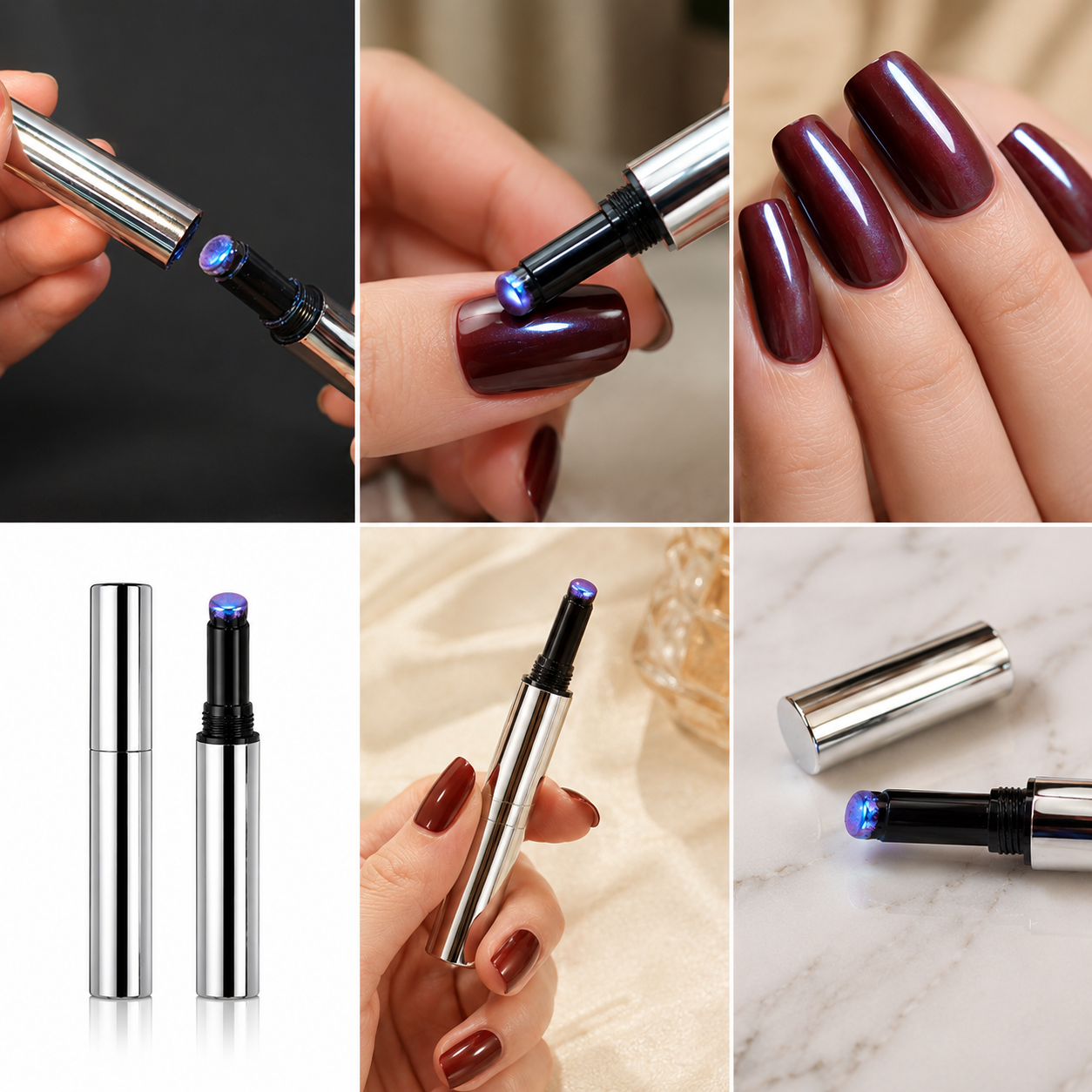 Crystal Nail Glow Stick – Pearl Shimmer Formula