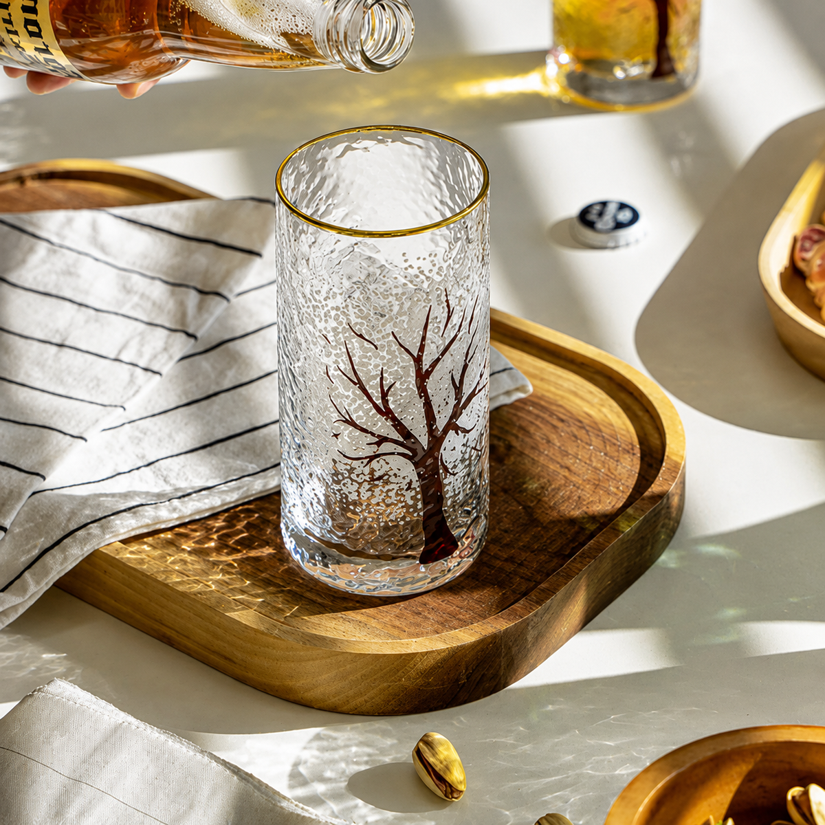 Cherry Blossom Magic Glass – Interactive Visual Effect