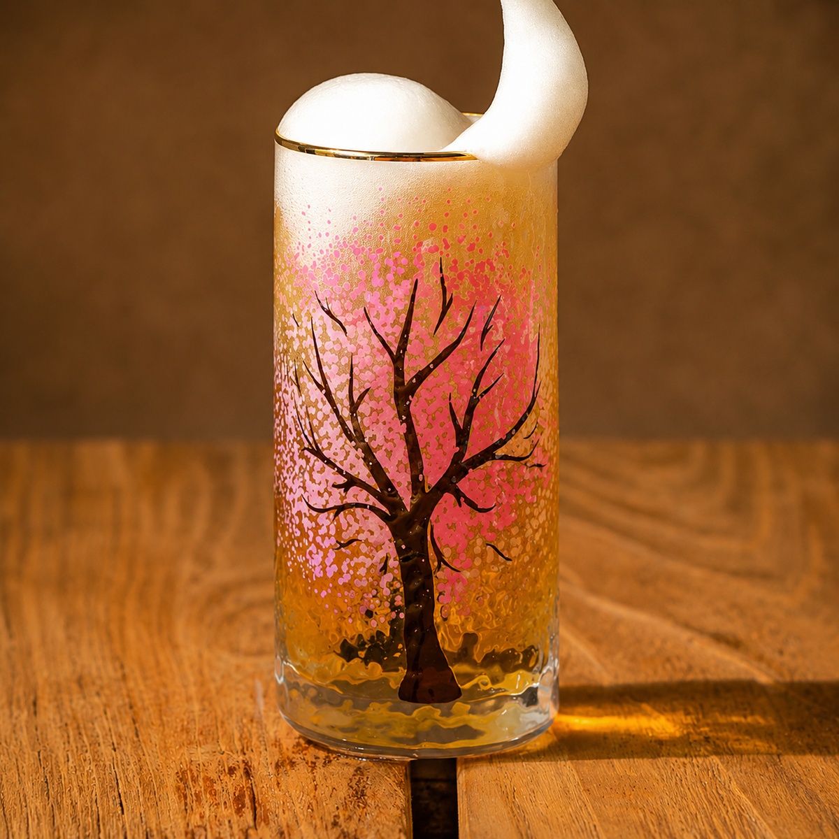 Cherry Blossom Magic Glass – Premium Glass Construction