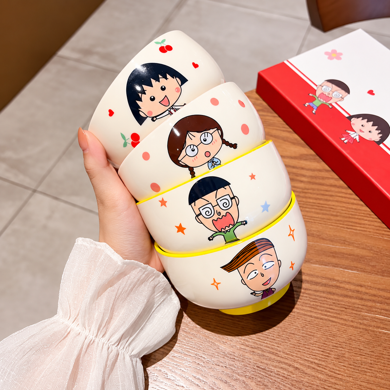 Cute Printed Ceramic Bowl