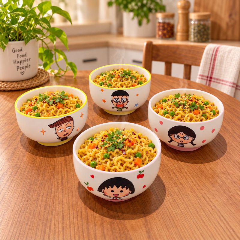 Cute Printed Ceramic Bowl