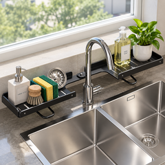Adjustable Over Faucet Storage Rack