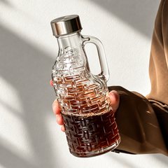 Vintage Glass Water Bottle