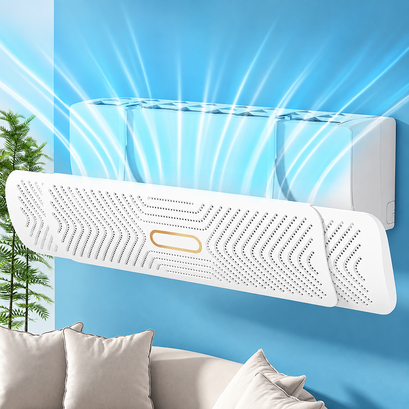 Adjustable AC Airflow Shield