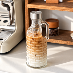 Vintage Glass Water Bottle