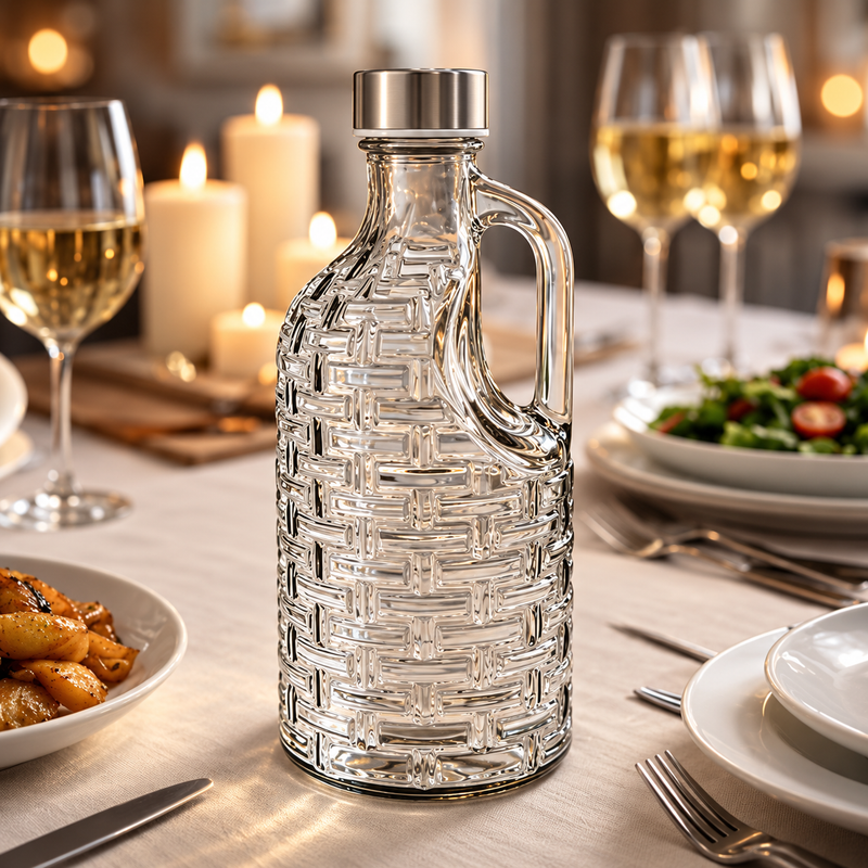 Vintage Glass Water Bottle