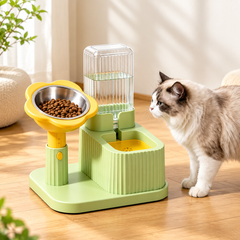 Adjustable Pet Feeding & Water Dispenser