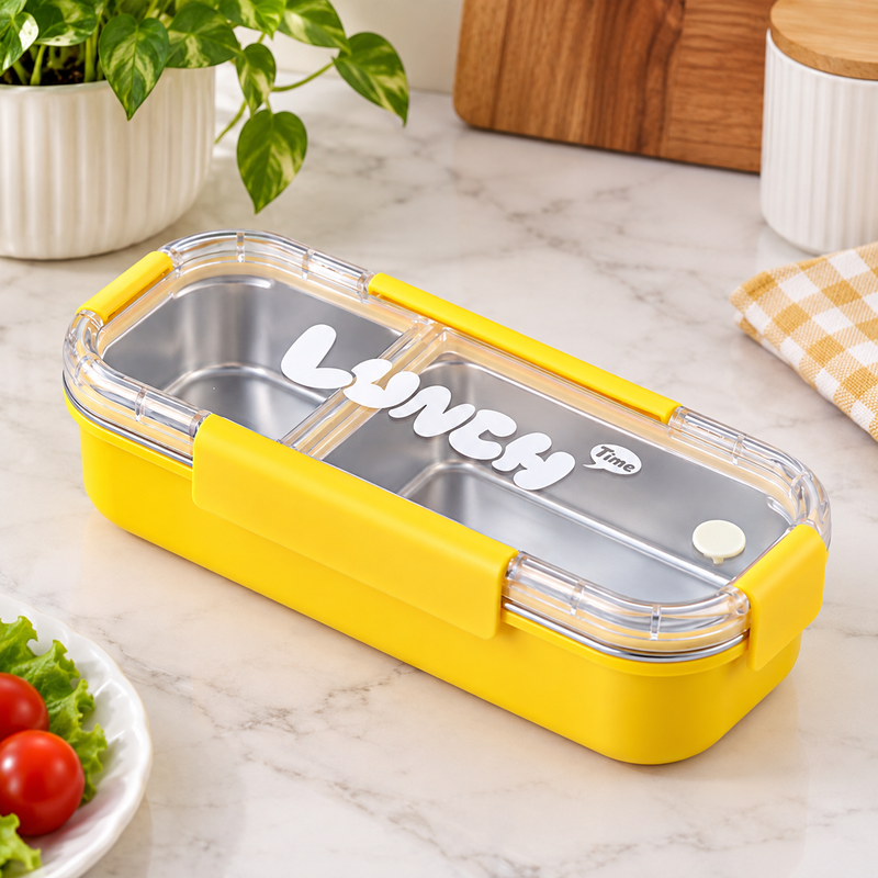Steel Compartment Lunch Box