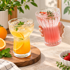 Crystal Curve Drinking Glass
