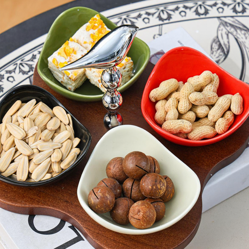 Elegant Bird Snack Tray