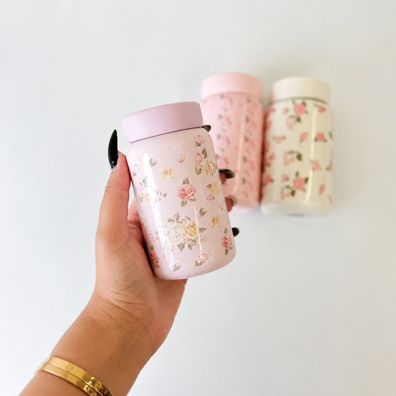 Floral Print Infuser Bottle