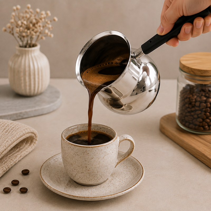 Steel Coffee Pot