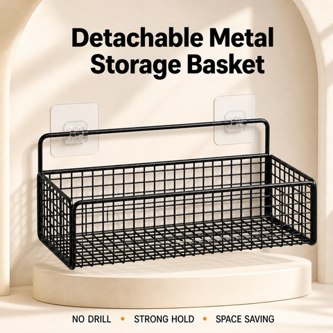 Detachable Metal Storage Basket