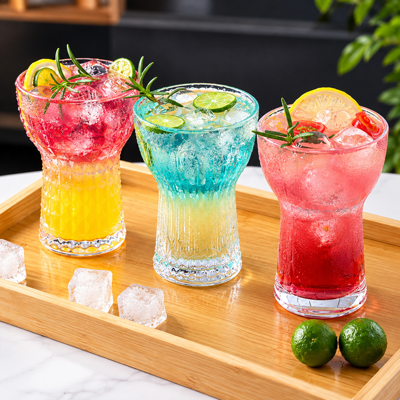 Crystal Curve Drinking Glass