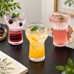 Crystal Curve Drinking Glass