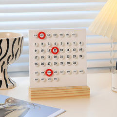 Wooden Desk Calendar