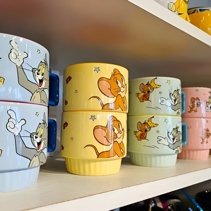 Cute Tom and Jerry Mug
