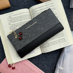 Cherry Zipper Wallet