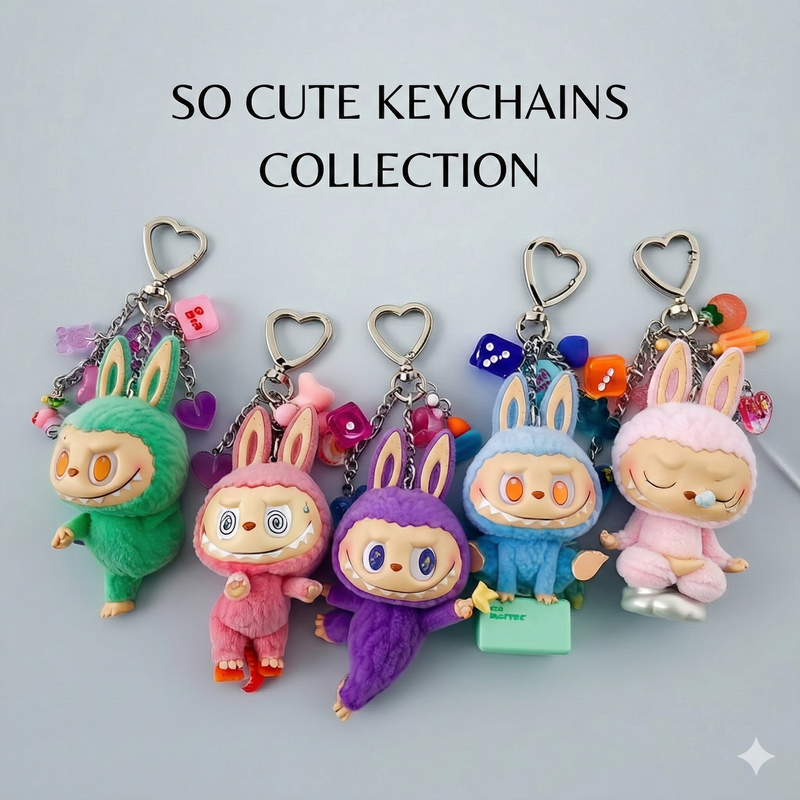 Cute Labubu Keychains