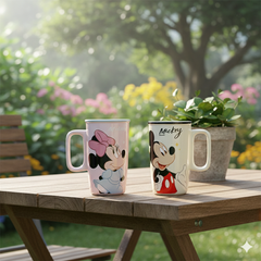 Aesthetic Minnie & Mickey Mug