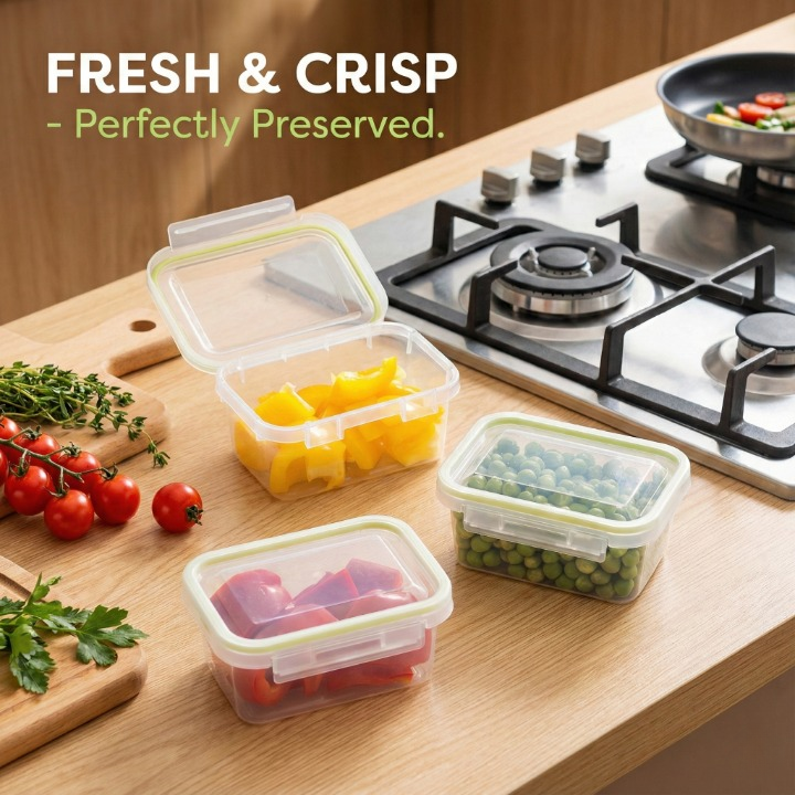 Fresh Lock Box – Stackable Space-Saving Design