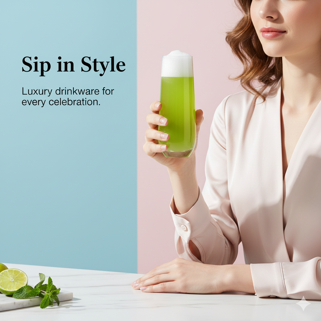 Luxury Crystal Glasses – Comfortable serve