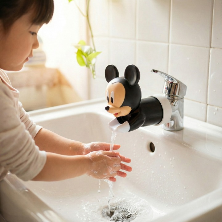 Minnie And Mickey Faucet Extender – Promotes Good Hygiene
