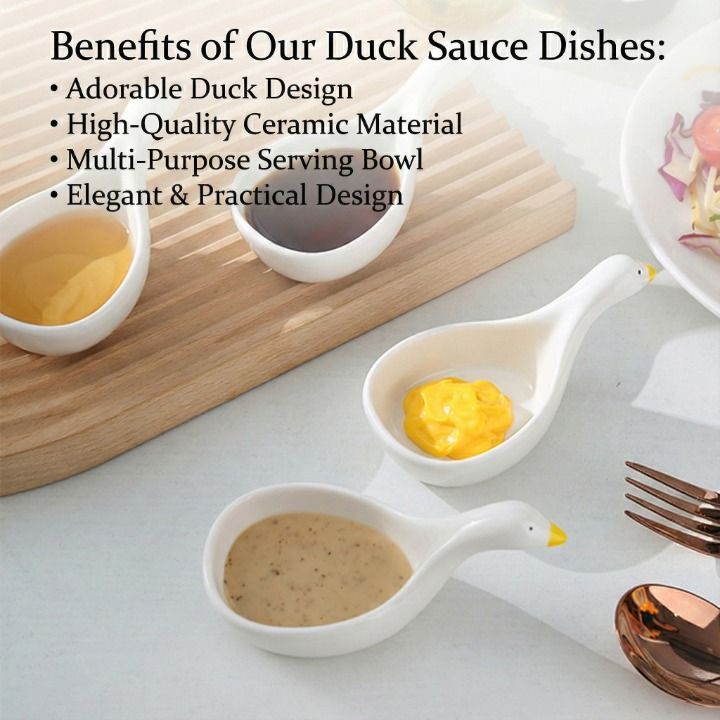 Duck Mini Dip Bowl – Food-safe ceramic
