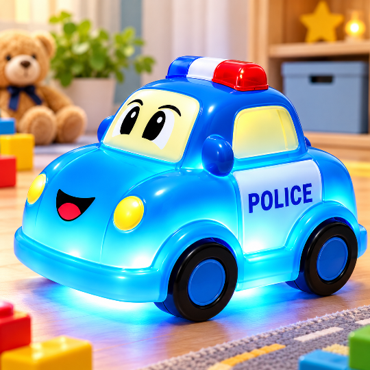 Glowing Cartoon Bath Toys