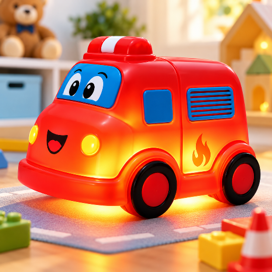 Glowing Cartoon Bath Toys