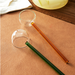 High Borosilicate Glass Spoon (Pack of 2)