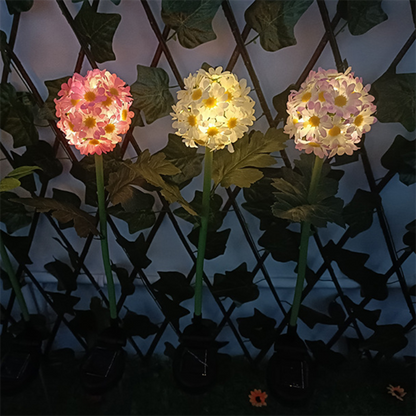 Solar Waterproof Flower Lamp