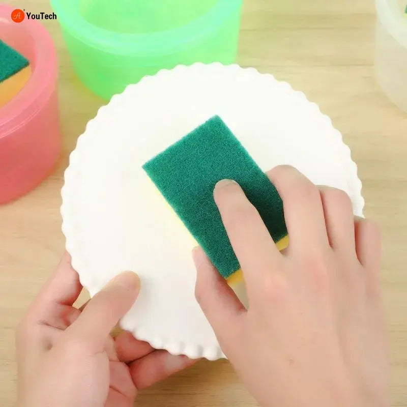 Kitchen Liquid Dispenser (Free Sponge)