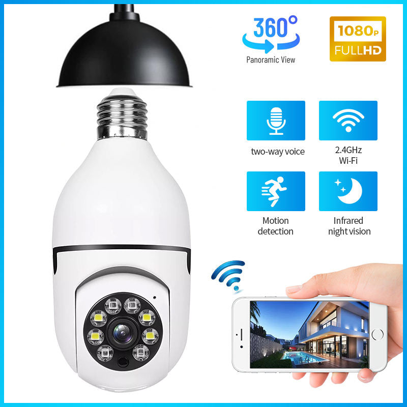 360° Wireless Bulb Camera