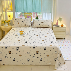 Soft Cotton Kitty  Bedsheet(90x200cm)
