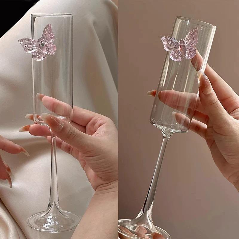 3D Butterfly Glass – Elegant silhouette